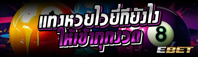 แทงหวยไวยี่กียังไงให้เข้าทุกงวด