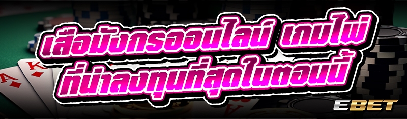 เสือมังกรออนไลน์ เกมไพ่ที่น่าลงทุนที่สุดในตอนนี้